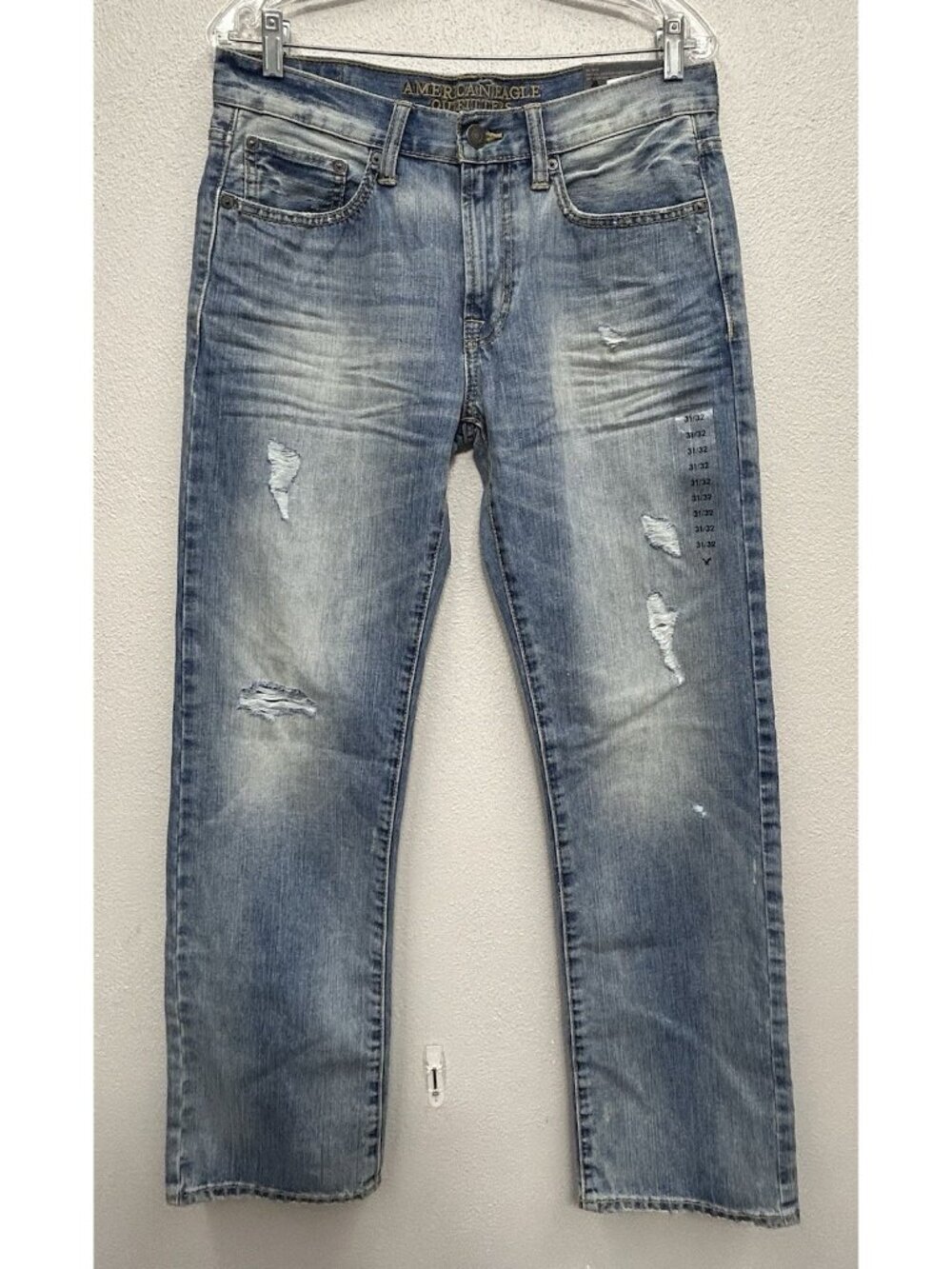 American Eagle Original Straight Jeans Mens 31x32 (actual 32Wx31L) Dated 2015